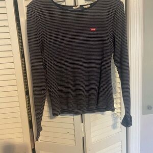 Levi's® Ls Striped Baby Tee X-Large